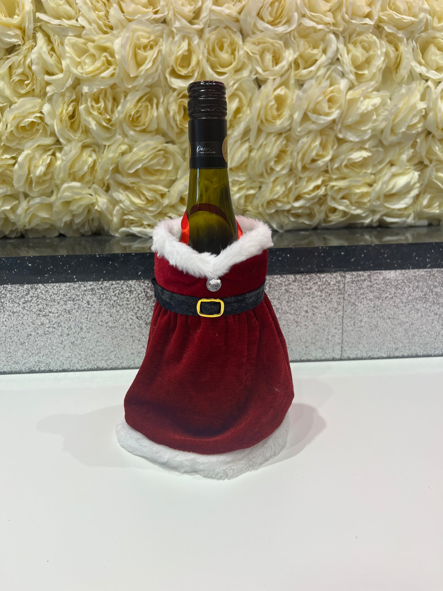 Mrs Claus Bottle Cover